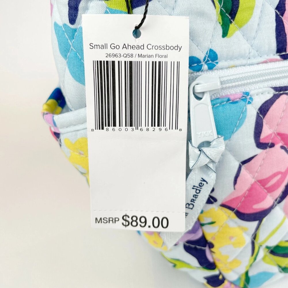 Vera Bradley Small Crossbody Marian Floral - Picture 8 of 8